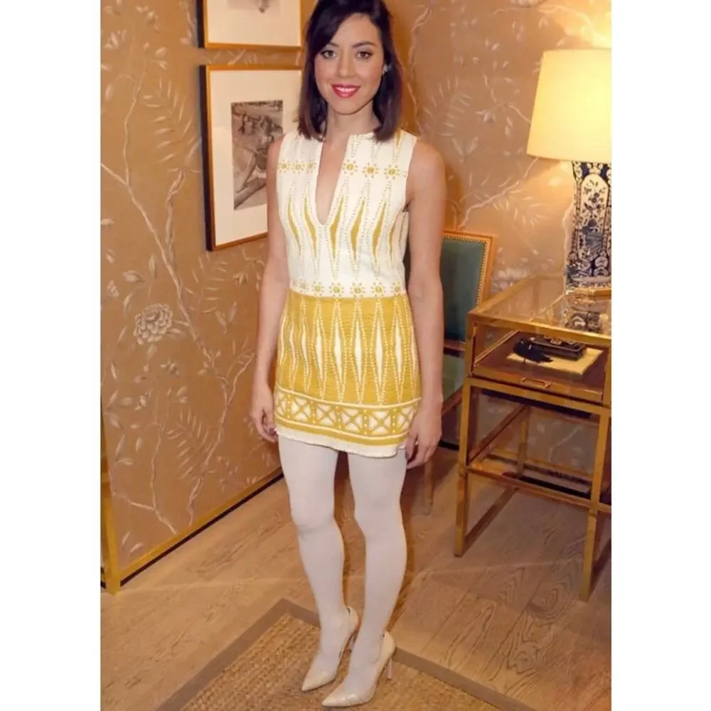 Tory Burch Savora‎ Woven Mini Dress | Spring 2015 Runway | Size 0